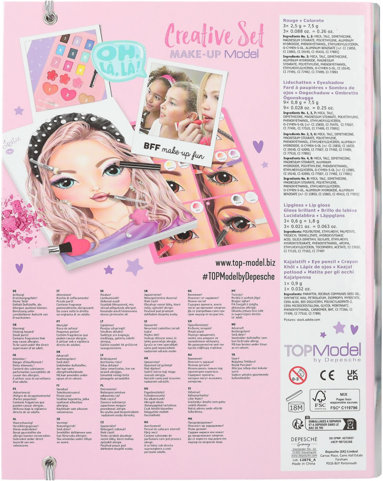 TOPModel Make-Up Studio 2.0 ontwerpboek