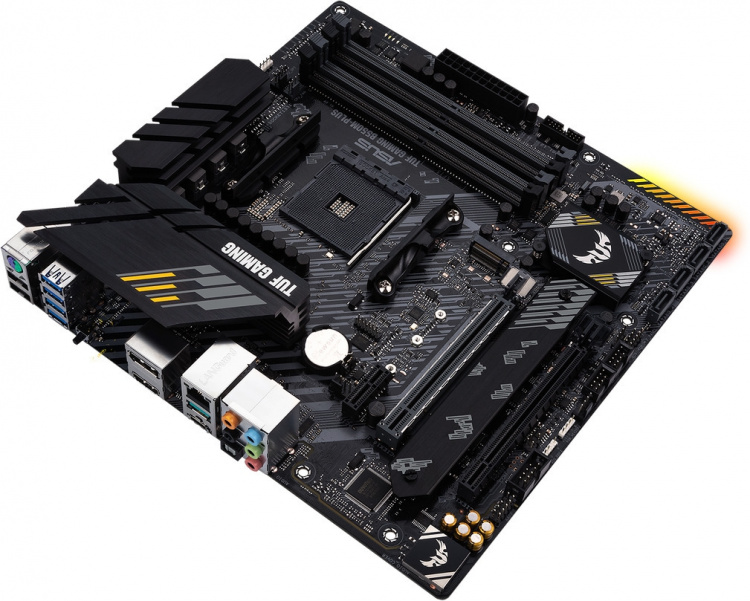 ASUS TUF GAMING B550M-PLUS AM4 microATX moederbord ASUS TUF GAMING B550M-PLUS AM4 microATX moederbord