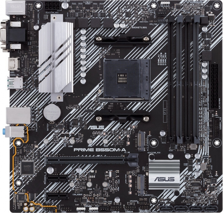 ASUS Prime B550M-A AM4 microATX moederbord ASUS Prime B550M-A AM4 microATX moederbord