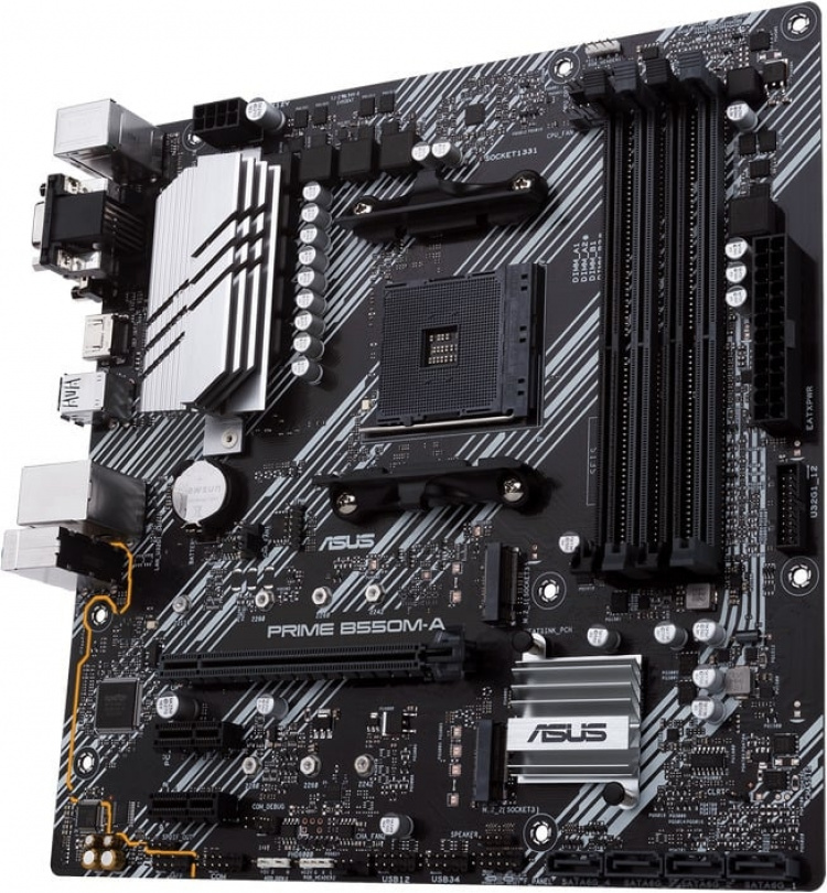 ASUS Prime B550M-A AM4 microATX moederbord ASUS Prime B550M-A AM4 microATX moederbord