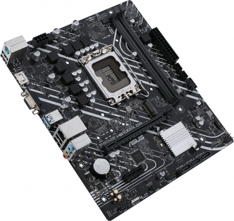 ASUS PRIME H610M-K D4 LGA 1700 mATX moederbord ASUS PRIME H610M-K D4 LGA 1700 mATX moederbord