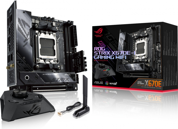 ASUS ROG STRIX X670E-I GAMING WIFI mITX moederbord