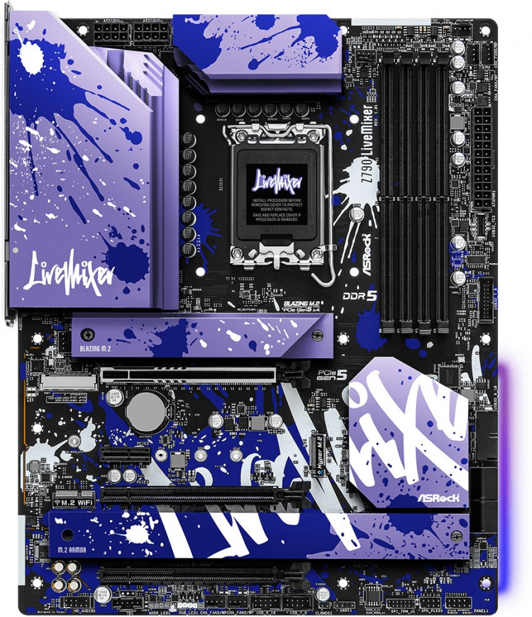 ASRock Z790 LiveMixer LGA1700 ATX moederbord ASRock Z790 LiveMixer LGA1700 ATX moederbord
