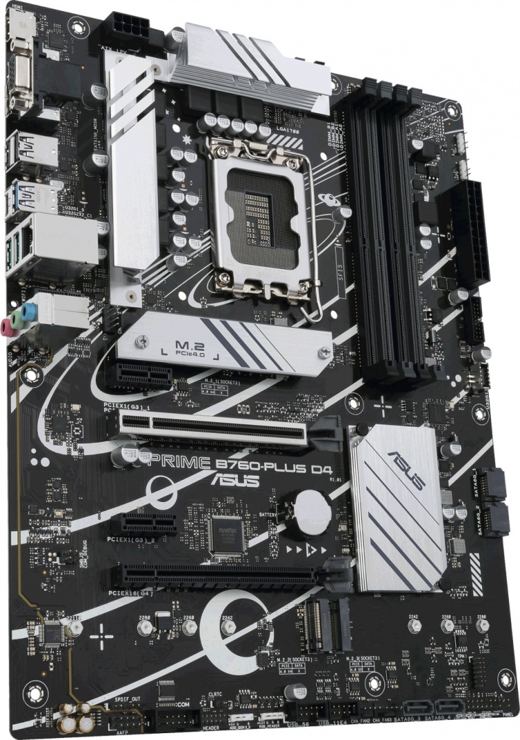 ASUS PRIME B760-PLUS D4 ATX moederbord ASUS PRIME B760-PLUS D4 ATX moederbord