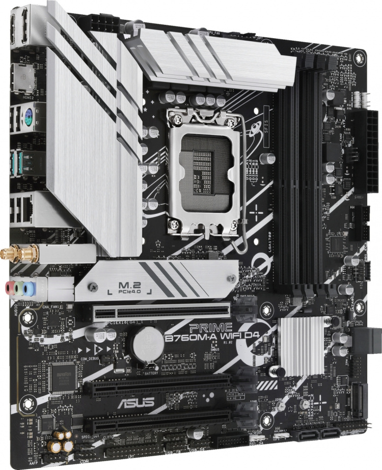 ASUS PRIME B760M-A WIFI D4 mATX moederbord ASUS PRIME B760M-A WIFI D4 mATX moederbord