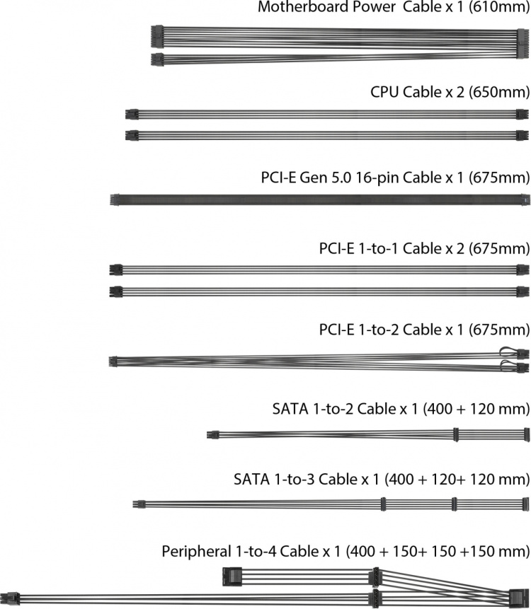 ASUS TUF Gaming 1000W ATX voeding, 1000 W ASUS TUF Gaming 1000W ATX voeding, 1000 W