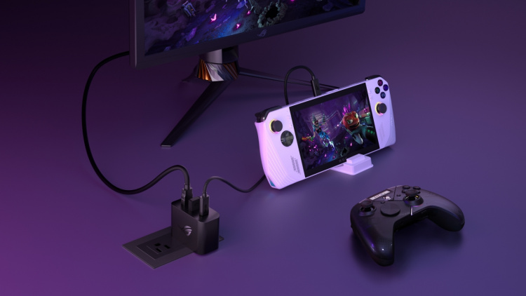 ASUS ROG Gaming Charger Dock - USB-lader en hub