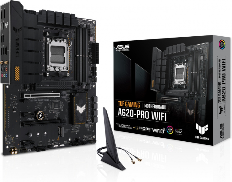 ASUS TUF GAMING A620-PRO WIFI ATX moederbord