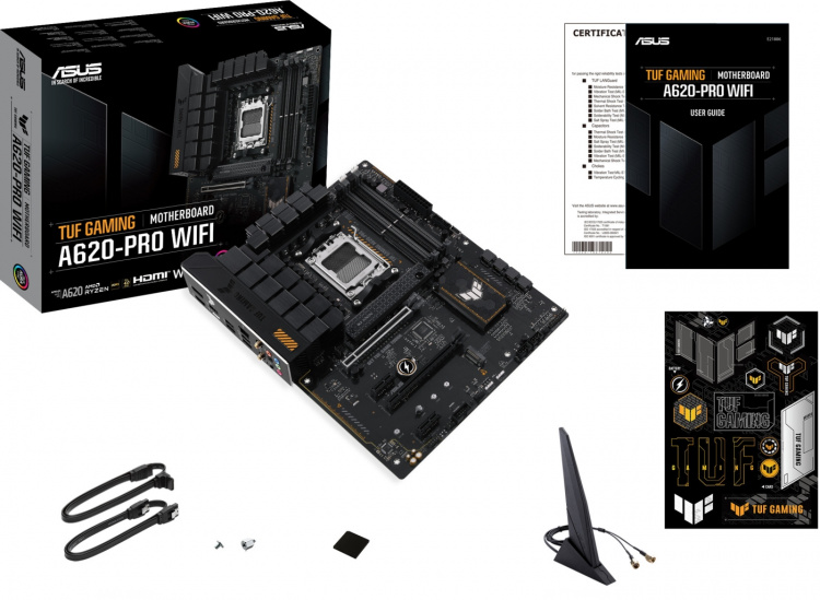 ASUS TUF GAMING A620-PRO WIFI ATX moederbord
