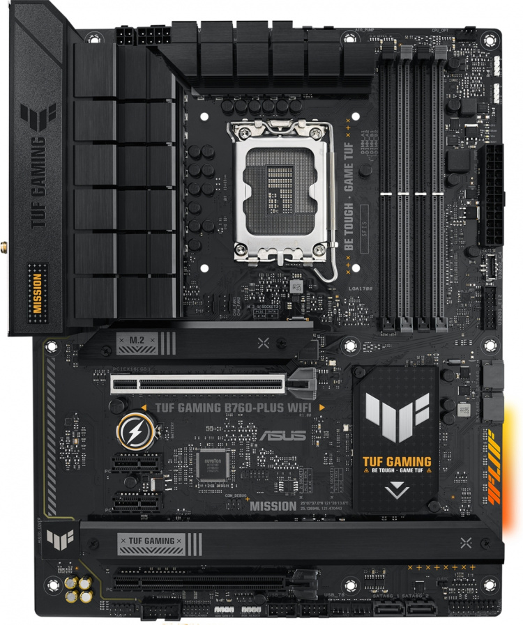 ASUS TUF GAMING B760-PLUS WIFI ATX moederbord ASUS TUF GAMING B760-PLUS WIFI ATX moederbord