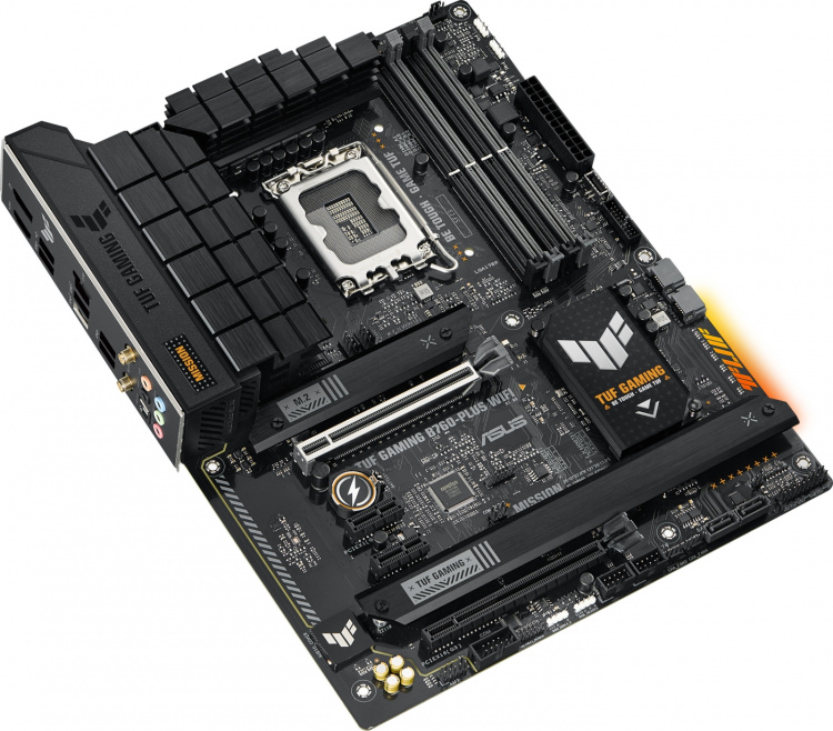 ASUS TUF GAMING B760-PLUS WIFI ATX moederbord ASUS TUF GAMING B760-PLUS WIFI ATX moederbord