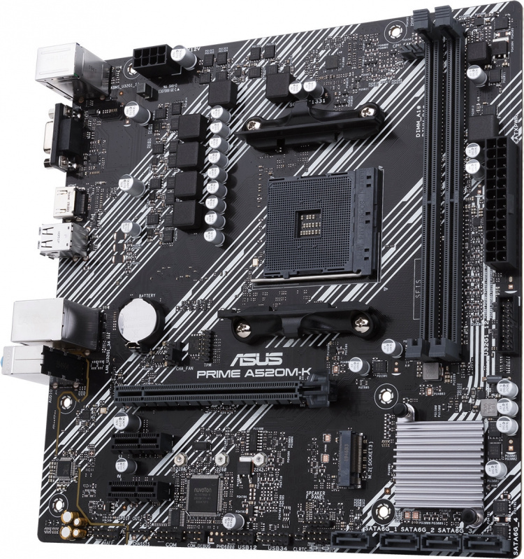ASUS Prime PRIME A520M-K mATX moederbord ASUS Prime PRIME A520M-K mATX moederbord