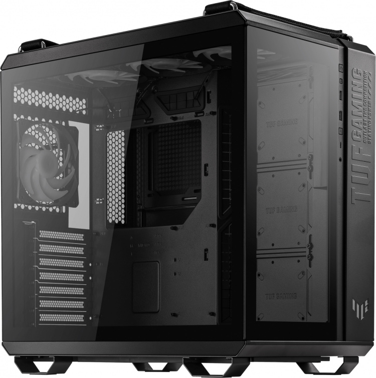 ASUS TUF Gaming GT502 PLUS TG ARGB ATX-kast met venster, zwart ASUS TUF Gaming GT502 PLUS TG ARGB ATX-kast met venster, zwart