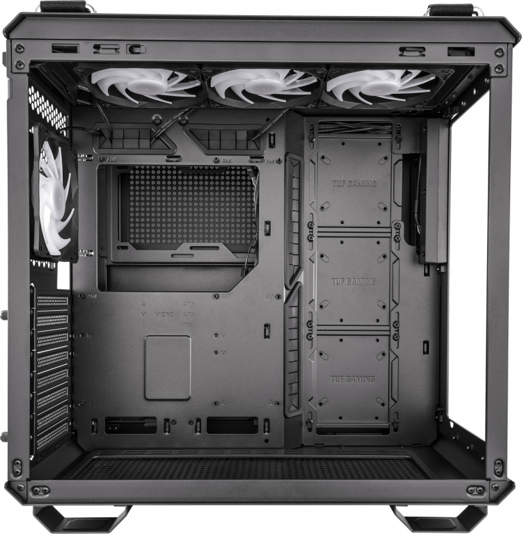 ASUS TUF Gaming GT502 PLUS TG ARGB ATX-kast met venster, zwart ASUS TUF Gaming GT502 PLUS TG ARGB ATX-kast met venster, zwart