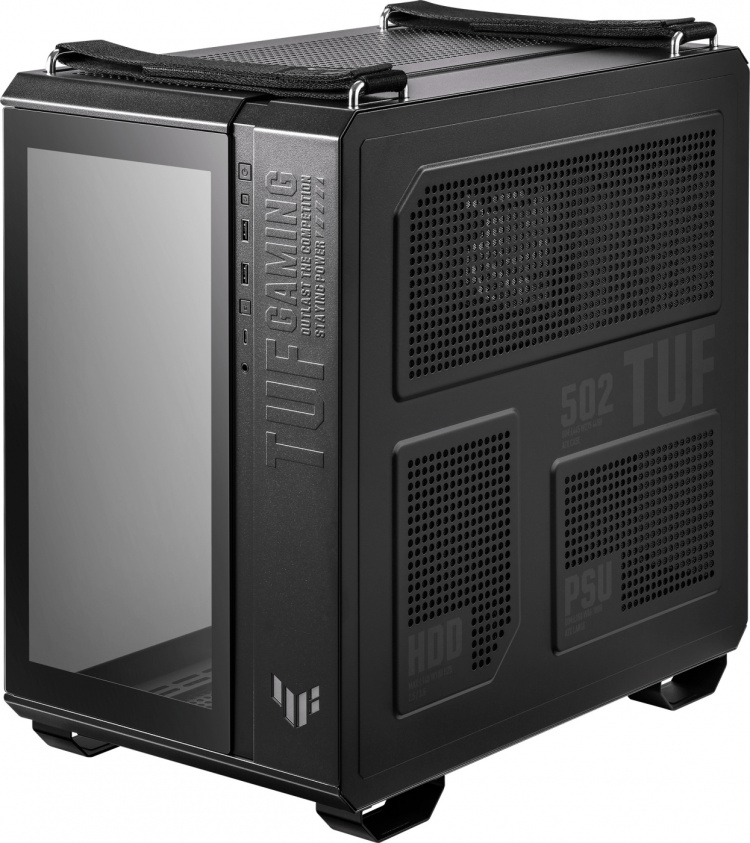 ASUS TUF Gaming GT502 PLUS TG ARGB ATX-kast met venster, zwart ASUS TUF Gaming GT502 PLUS TG ARGB ATX-kast met venster, zwart