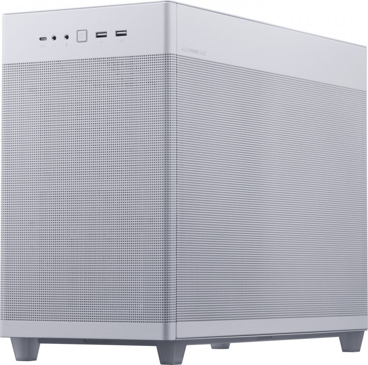 ASUS Prime AP201 TG Micro-ATX-kast met venster, wit ASUS Prime AP201 TG Micro-ATX-kast met venster, wit