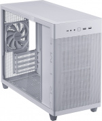 ASUS Prime AP201 TG Micro-ATX-kast met venster, wit ASUS Prime AP201 TG Micro-ATX-kast met venster, wit
