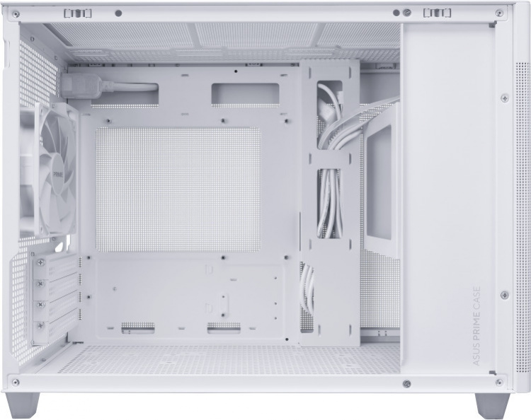 ASUS Prime AP201 TG Micro-ATX-kast met venster, wit ASUS Prime AP201 TG Micro-ATX-kast met venster, wit