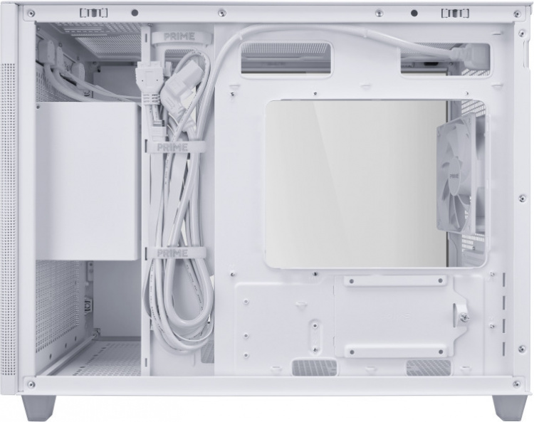 ASUS Prime AP201 TG Micro-ATX-kast met venster, wit ASUS Prime AP201 TG Micro-ATX-kast met venster, wit