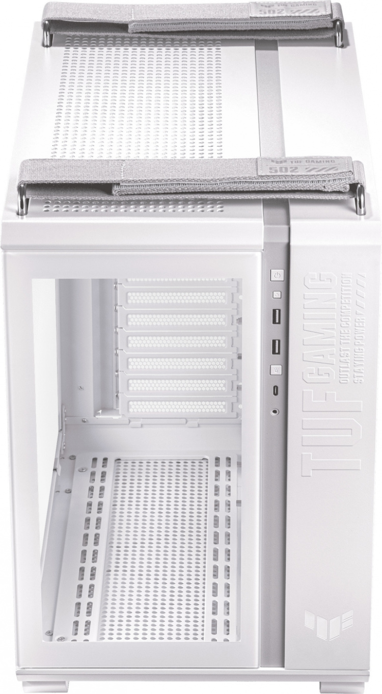 ASUS TUF Gaming GT502 PLUS TG ARGB ATX-kast met venster, wit ASUS TUF Gaming GT502 PLUS TG ARGB ATX-kast met venster, wit