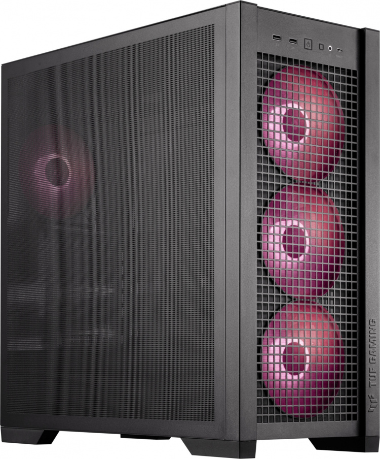 ASUS TUF Gaming GT302 TG ARGB ATX-kast met venster, zwart ASUS TUF Gaming GT302 TG ARGB ATX-kast met venster, zwart