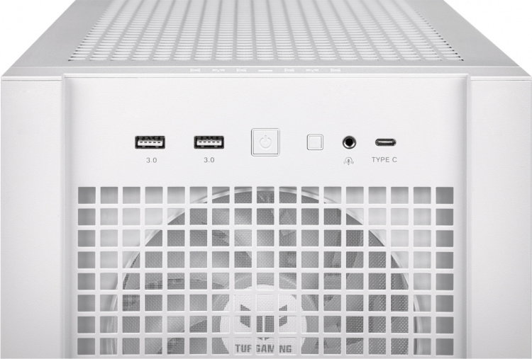 ASUS TUF Gaming GT302 TG ARGB ATX-kast met venster, wit ASUS TUF Gaming GT302 TG ARGB ATX-kast met venster, wit