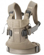 BabyBjörn Draagzak One Air -sling, Grijs Beige 3D Mesh