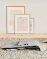 BabyBjörn Bliss Geweven Bundel -sitteri + lelu, Lichtgrijs/Googly Eyes(pastelli)