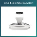 Philips Bliss Takfläkt med LED-belysning Varm-/kallvitt 4500 lm