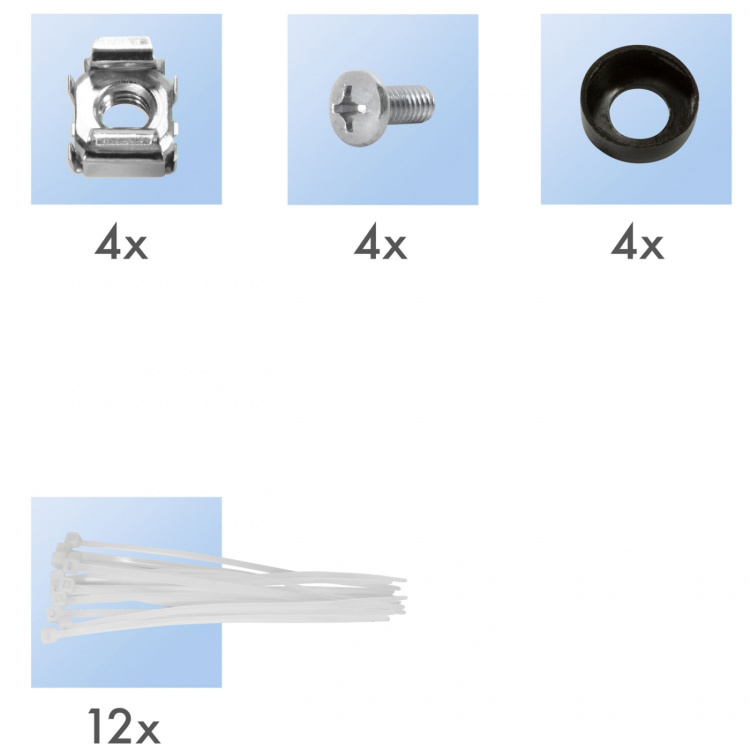 LogiLink Patchpanel 16-portar Cat6 för 19 LogiLink Patchpanel 16-portar Cat6 för 19