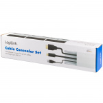 LogiLink Kabelkanal-kit 67 delar Vit LogiLink Kabelkanal-kit 67 delar Vit