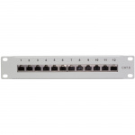 LogiLink Patchpanel 12-portar Cat6 för 10