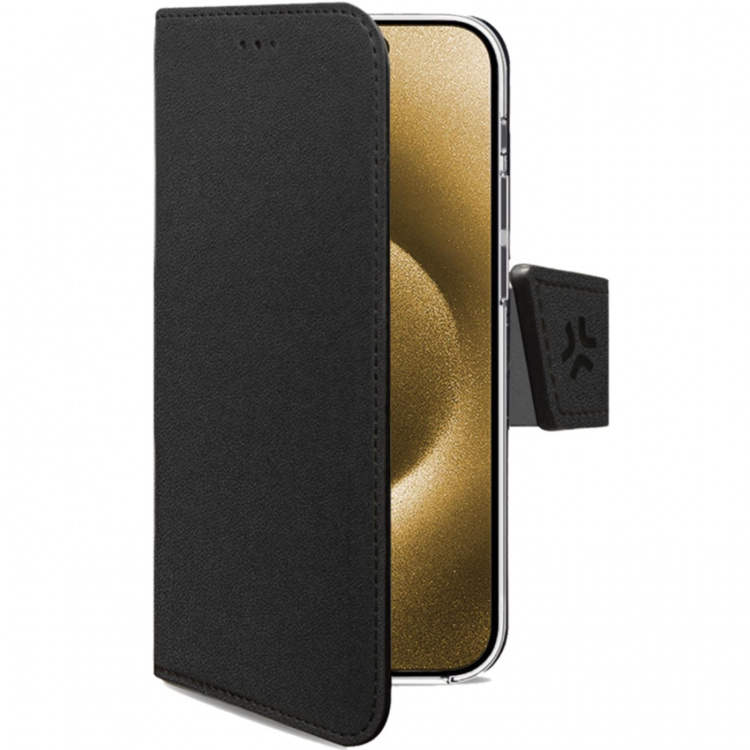 Celly Wally Wallet Case iPhone 16 Plus Svart Celly Wally Wallet Case iPhone 16 Plus Svart