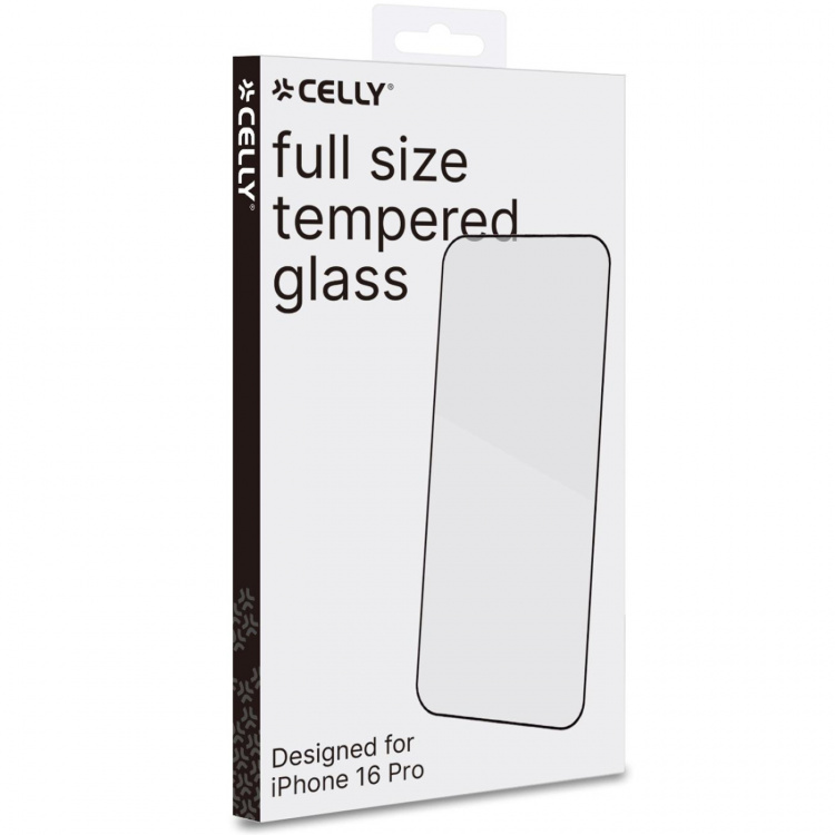 Celly Full Glass Skärmskydd Härdat glas iPhone 16 Pro
