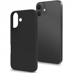 Celly Cromo Soft rubber case iPhone 16 Svart