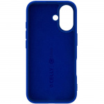 Celly Cromo Soft rubber case iPhone 16 Blå