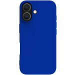 Celly Cromo Soft rubber case iPhone 16 Blå