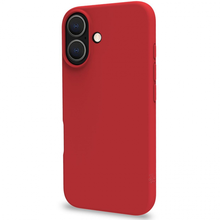 Celly Cromo Soft rubber case iPhone 16 Röd Celly Cromo Soft rubber case iPhone 16 Röd