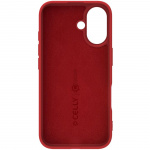 Celly Cromo Soft rubber case iPhone 16 Röd Celly Cromo Soft rubber case iPhone 16 Röd