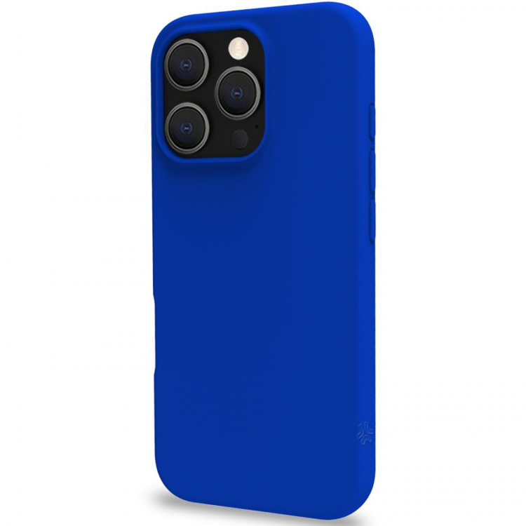 Celly Cromo Soft rubber case iPhone 16 Pro Blå Celly Cromo Soft rubber case iPhone 16 Pro Blå
