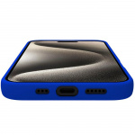 Celly Cromo Soft rubber case iPhone 16 Pro Blå Celly Cromo Soft rubber case iPhone 16 Pro Blå