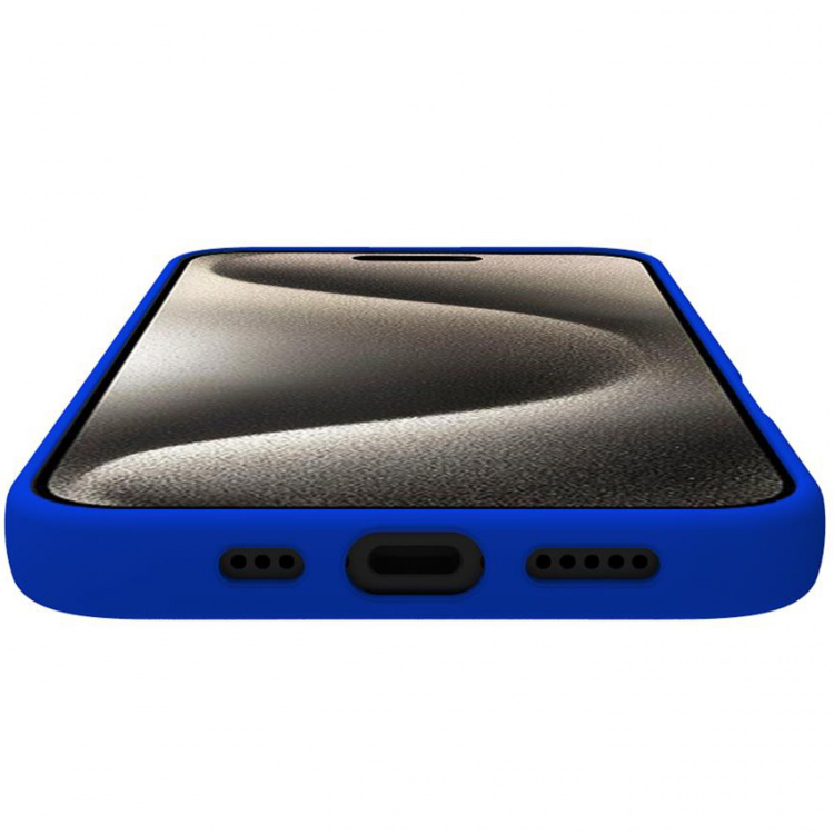 Celly Cromo Soft rubber case iPhone 16 Pro Blå Celly Cromo Soft rubber case iPhone 16 Pro Blå