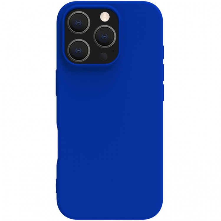 Celly Cromo Soft rubber case iPhone 16 Pro Blå Celly Cromo Soft rubber case iPhone 16 Pro Blå
