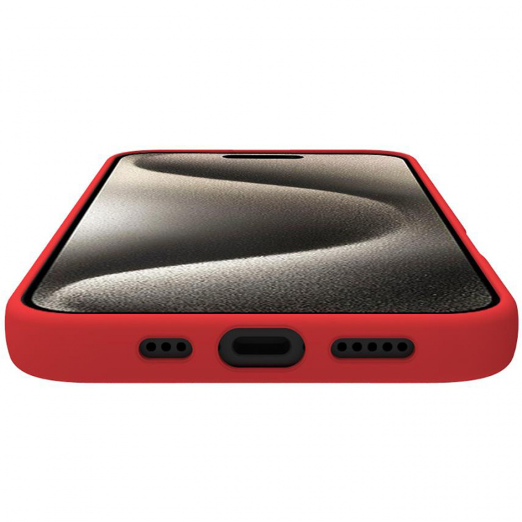 Celly Cromo Soft rubber case iPhone 16 Pro Röd