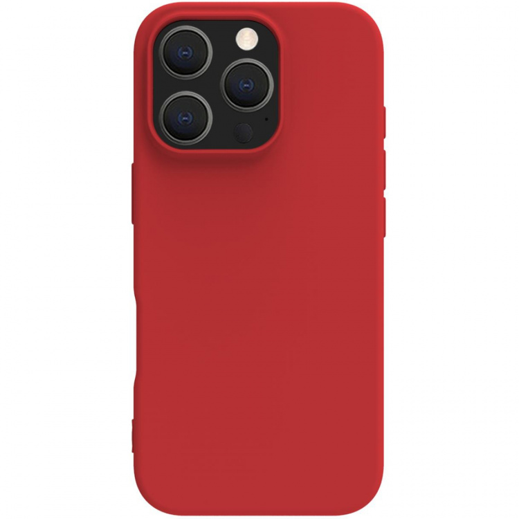 Celly Cromo Soft rubber case iPhone 16 Pro Röd