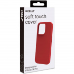 Celly Cromo Soft rubber case iPhone 16 Pro Röd