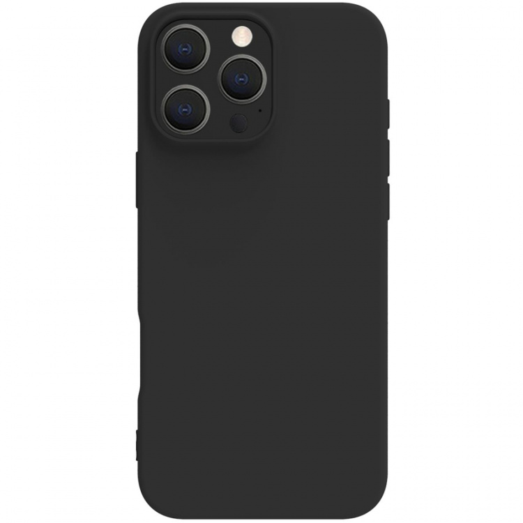 Celly Cromo Soft rubber case iPhone 16 Pro Max Svart Celly Cromo Soft rubber case iPhone 16 Pro Max Svart