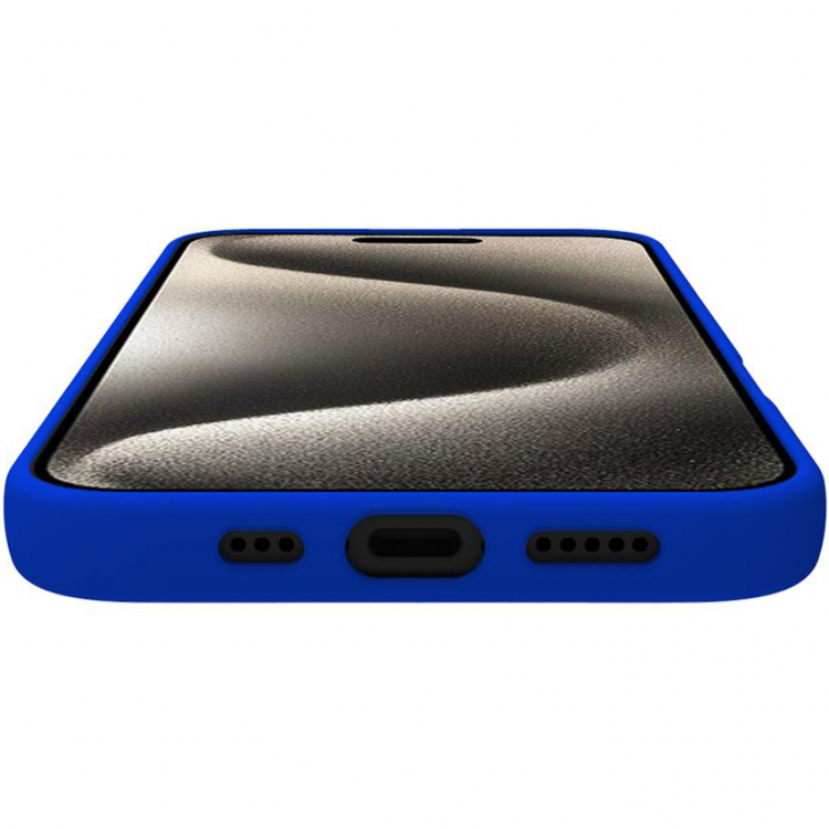 Celly Cromomag Magnetic Soft rubber case MagSafe iPhone 16 Pro Blå Celly Cromomag Magnetic Soft rubber case MagSafe iPhone 16 Pro Blå