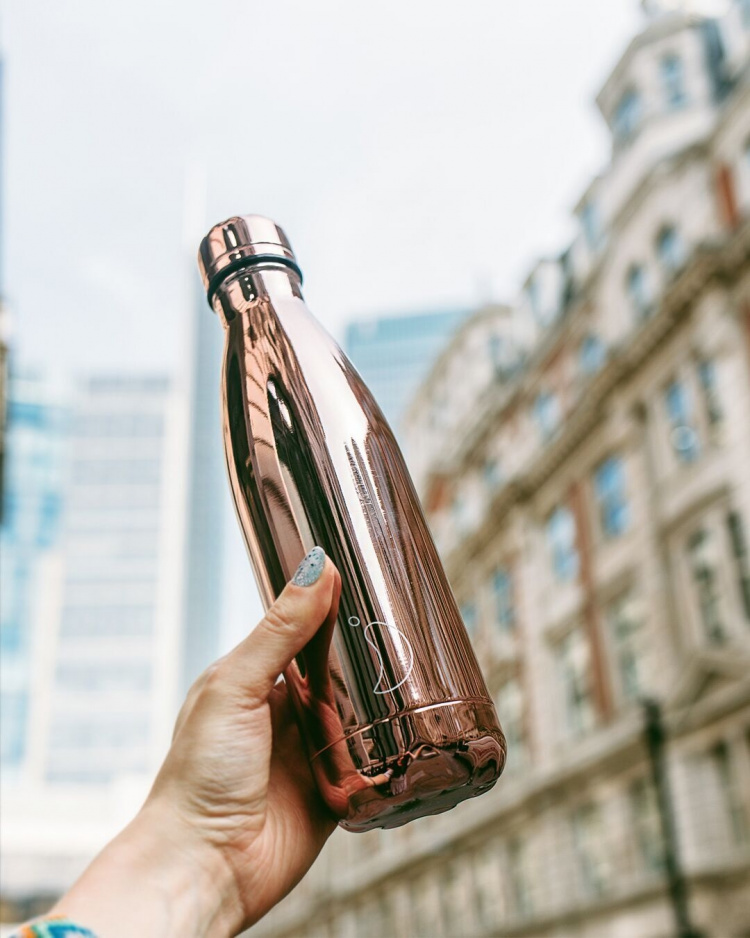 Chilly\'s flessen Chilly\'s thermosfles, roségoud, 500 ml