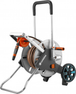 GARDENA CleverRoll M Easy metalen slanghaspel, 25 m flexibele slang